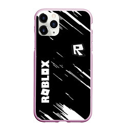 Чехол iPhone 11 Pro матовый Roblox текстура краски, цвет: 3D-розовый