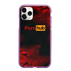 Чехол iPhone 11 Pro матовый Porn hub fire