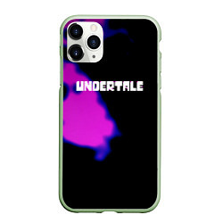 Чехол iPhone 11 Pro матовый Undertale neon splash