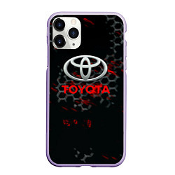 Чехол iPhone 11 Pro матовый Toyota краски броня