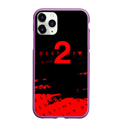 Чехол iPhone 11 Pro матовый Destiny 2 краски надписи