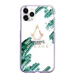 Чехол iPhone 11 Pro матовый Assasins creed mirage game pattern