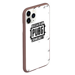 Чехол iPhone 11 Pro матовый Pubg текстура game, цвет: 3D-коричневый — фото 2