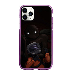 Чехол iPhone 11 Pro матовый Lethal Company: Bracken, цвет: 3D-фиолетовый