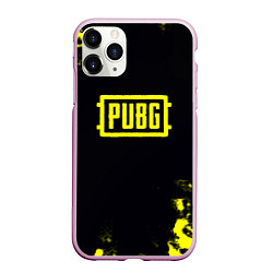 Чехол iPhone 11 Pro матовый Pubg краски абстракция