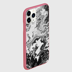 Чехол iPhone 11 Pro матовый Зловещая дымка, цвет: 3D-малиновый — фото 2
