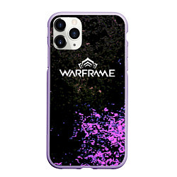 Чехол iPhone 11 Pro матовый Warframe брызги неоновых красок