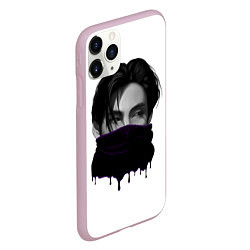 Чехол iPhone 11 Pro матовый Тэхен бтс bts kim taehyung, цвет: 3D-розовый — фото 2