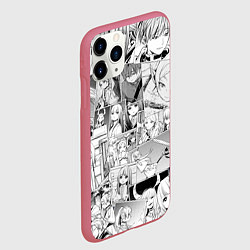 Чехол iPhone 11 Pro матовый Провожающая в последний путь Фрирен узор, цвет: 3D-малиновый — фото 2