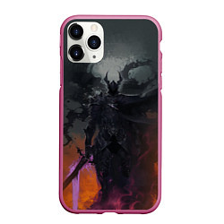 Чехол iPhone 11 Pro матовый Entity - Solo Leveling, цвет: 3D-малиновый