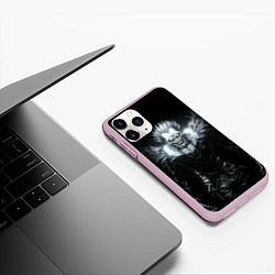Чехол iPhone 11 Pro матовый Ryuk - Тетрадь смерти, цвет: 3D-розовый — фото 2