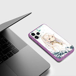 Чехол iPhone 11 Pro матовый Sweet Freiren, цвет: 3D-фиолетовый — фото 2