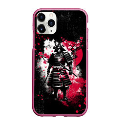 Чехол iPhone 11 Pro матовый Ghost of Tsushima - samurai