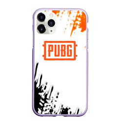 Чехол iPhone 11 Pro матовый PUBG краски гранж