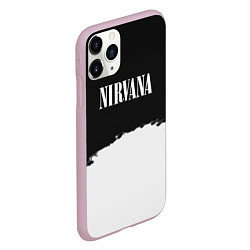 Чехол iPhone 11 Pro матовый Nirvana текстура, цвет: 3D-розовый — фото 2