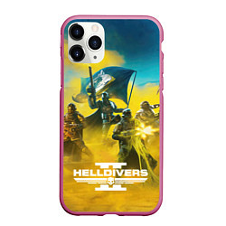 Чехол iPhone 11 Pro матовый Helldivers 2: Battle