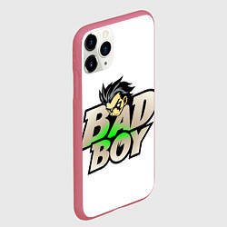Чехол iPhone 11 Pro матовый Бэд-бой, цвет: 3D-малиновый — фото 2