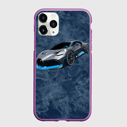 Чехол iPhone 11 Pro матовый Bugatti Divo - Бугатти дива, цвет: 3D-фиолетовый