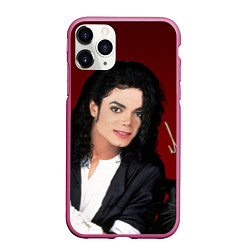 Чехол iPhone 11 Pro матовый Michael Jackson с пантерой и автографом