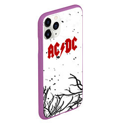 Чехол iPhone 11 Pro матовый AC DC steel bend, цвет: 3D-фиолетовый — фото 2