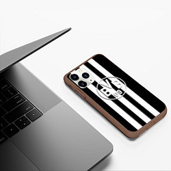 Чехол iPhone 11 Pro матовый Borussia sport line, цвет: 3D-коричневый — фото 2