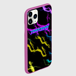 Чехол iPhone 11 Pro матовый Tekken 8 steel storm, цвет: 3D-фиолетовый — фото 2