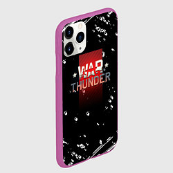 Чехол iPhone 11 Pro матовый Warthunder белые краски онлайн, цвет: 3D-фиолетовый — фото 2