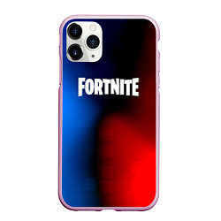 Чехол iPhone 11 Pro матовый Fortnite game gradient, цвет: 3D-розовый