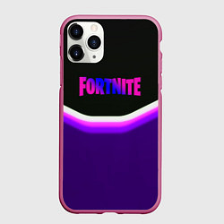 Чехол iPhone 11 Pro матовый Fortnite epic abstraction, цвет: 3D-малиновый