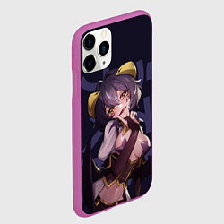 Чехол iPhone 11 Pro матовый Становясь волшебницей - Утена, цвет: 3D-фиолетовый — фото 2