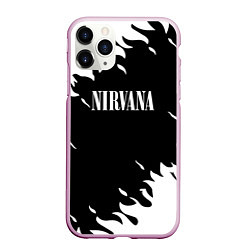 Чехол iPhone 11 Pro матовый Nirvana текстура огонь