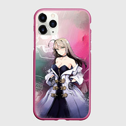 Чехол iPhone 11 Pro матовый Маг Лоррейн - Нежеланно бессмертный авантюрист, цвет: 3D-малиновый