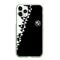 Чехол iPhone 11 Pro матовый BMW sport geometry steel