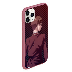 Чехол iPhone 11 Pro матовый Киётака Аянокоджи из Класса превосходства, цвет: 3D-малиновый — фото 2