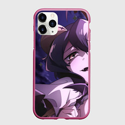 Чехол iPhone 11 Pro матовый Становясь волшебницей Утэна Хираги, цвет: 3D-малиновый