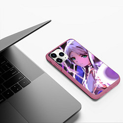 Чехол iPhone 11 Pro матовый Sousou no Frieren Фрирен magic, цвет: 3D-малиновый — фото 2