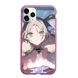 Чехол iPhone 11 Pro матовый Sousou no Frieren Фрирен memories, цвет: 3D-малиновый