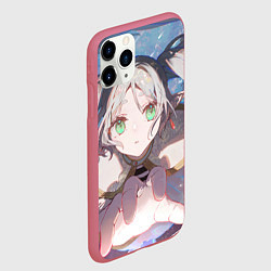 Чехол iPhone 11 Pro матовый Sousou no Frieren Фрирен memories, цвет: 3D-малиновый — фото 2