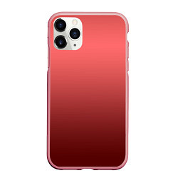 Чехол iPhone 11 Pro матовый Оттенок розовый антик градиент, цвет: 3D-баблгам