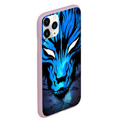 Чехол iPhone 11 Pro матовый Genshin Impact - Волк Севера, цвет: 3D-розовый — фото 2