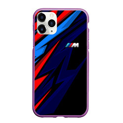 Чехол iPhone 11 Pro матовый M power - цвета бмв, цвет: 3D-фиолетовый