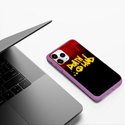 Чехол iPhone 11 Pro матовый Death land Bokuyaba, цвет: 3D-фиолетовый — фото 2