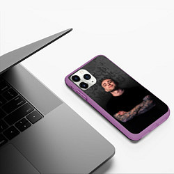 Чехол iPhone 11 Pro матовый Kreed, цвет: 3D-фиолетовый — фото 2