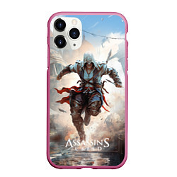 Чехол iPhone 11 Pro матовый Assassins creed паркур