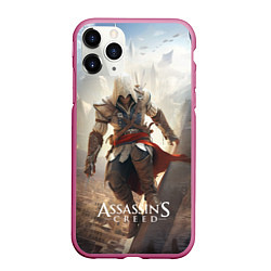 Чехол iPhone 11 Pro матовый Assassins creed старинный город