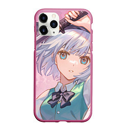 Чехол iPhone 11 Pro матовый Touhou Project Youmu Konpaku мило