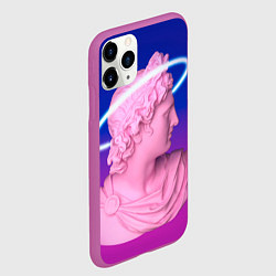 Чехол iPhone 11 Pro матовый Vaporwave neon, цвет: 3D-фиолетовый — фото 2