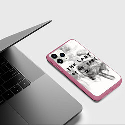 Чехол iPhone 11 Pro матовый The Last of Us цикады элли, цвет: 3D-малиновый — фото 2