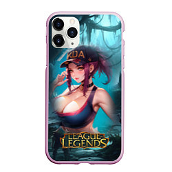 Чехол iPhone 11 Pro матовый League Of Legends Akali Kda