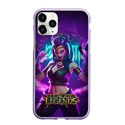 Чехол iPhone 11 Pro матовый League Of Legends Akali Kda